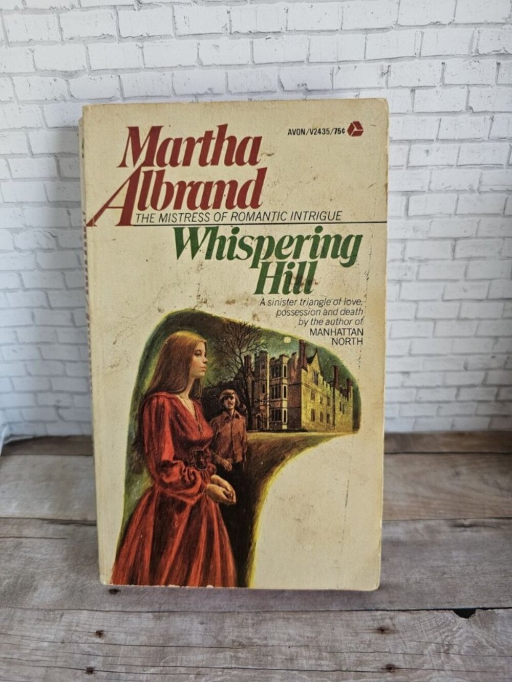 Vintage Whispering Hill Martha Albrand 1972 Gothic Romance Paperback Avon